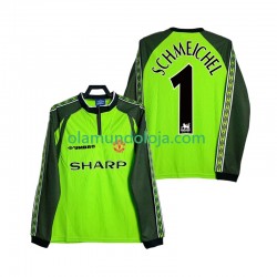 Camisola Manchester United SCHMEICHEL 1 2000 Guarda-redes Retro Homem Equipamento Primeiro 1998 Manga Comprida